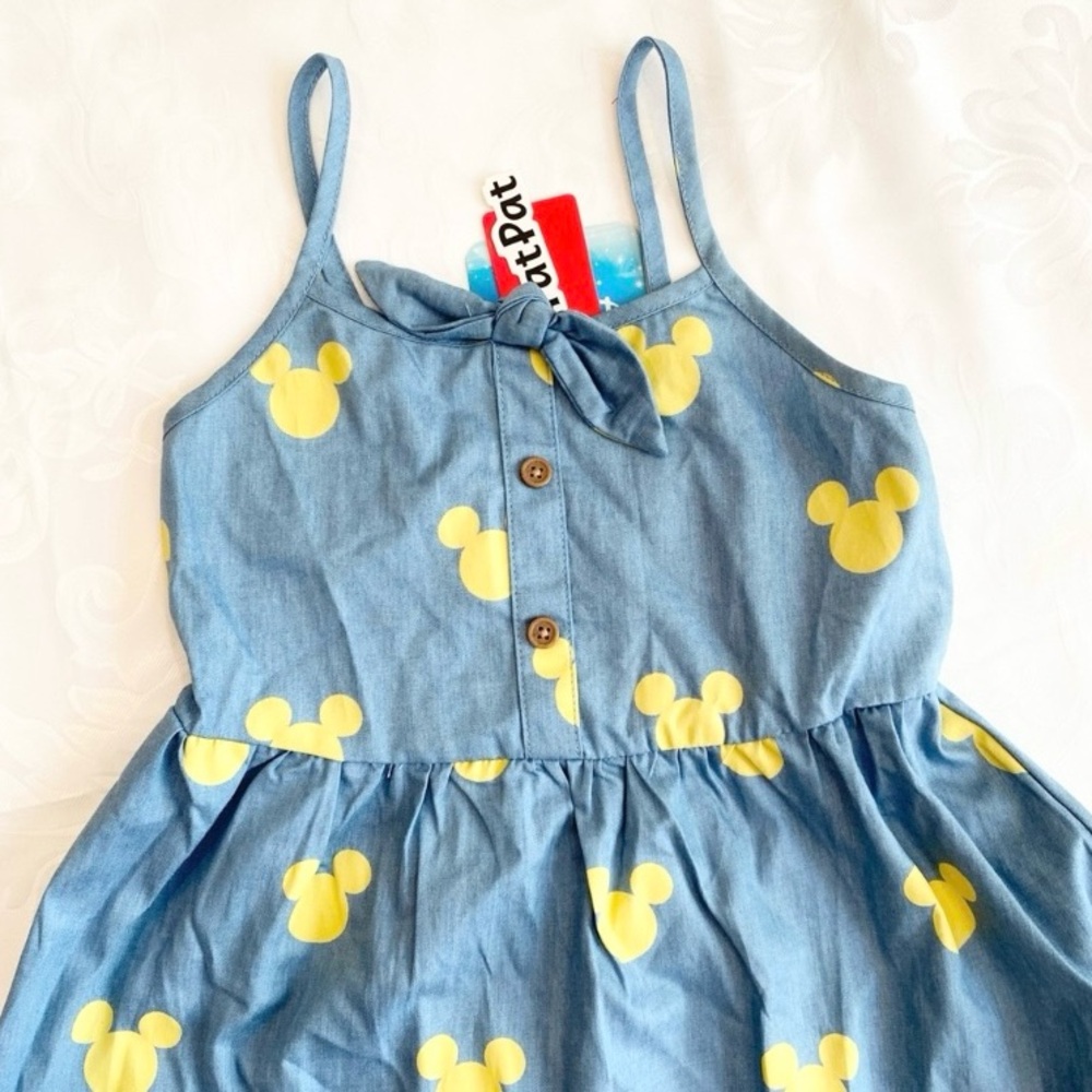 PatPat Mickey Denim Kids Dress - Girls 2T - Picture 11 of 11